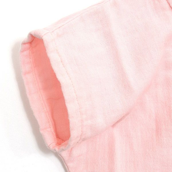 オーガニックコットン ベビーモスリンジャンプスーツ