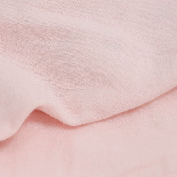 オーガニックコットン ベビーモスリンフリル袖ドレス