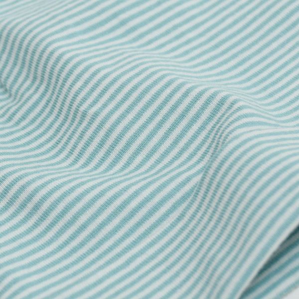 【SALE／20%OFF】オーガニックコットン ベビーファインストライプノットハット