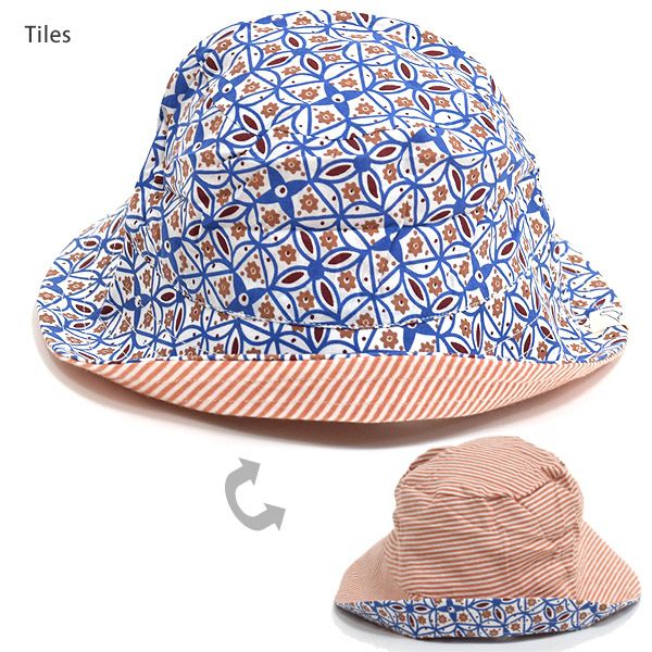 オーガニックコットン キッズリバーシブルサンハット