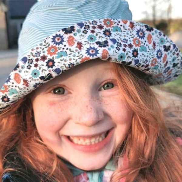 オーガニックコットン キッズリバーシブルサンハット