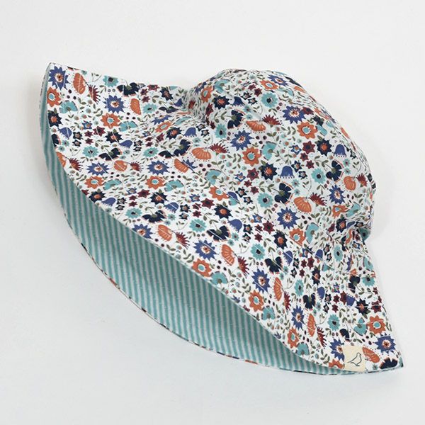 オーガニックコットン キッズリバーシブルサンハット