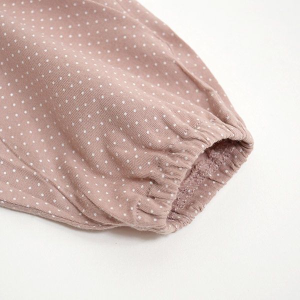 【SALE／20%OFF】オーガニックコットン ベビーロングパンツ Dot