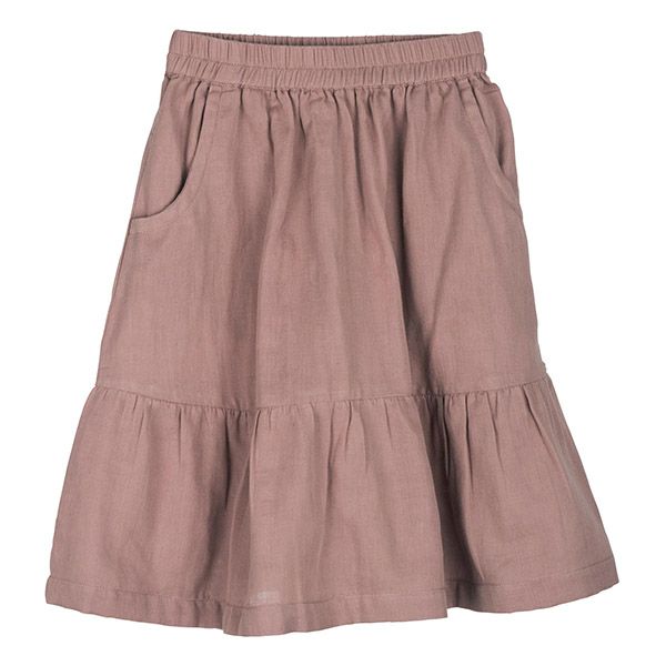 オーガニックコットン キッズダブルガーゼフリルスカート