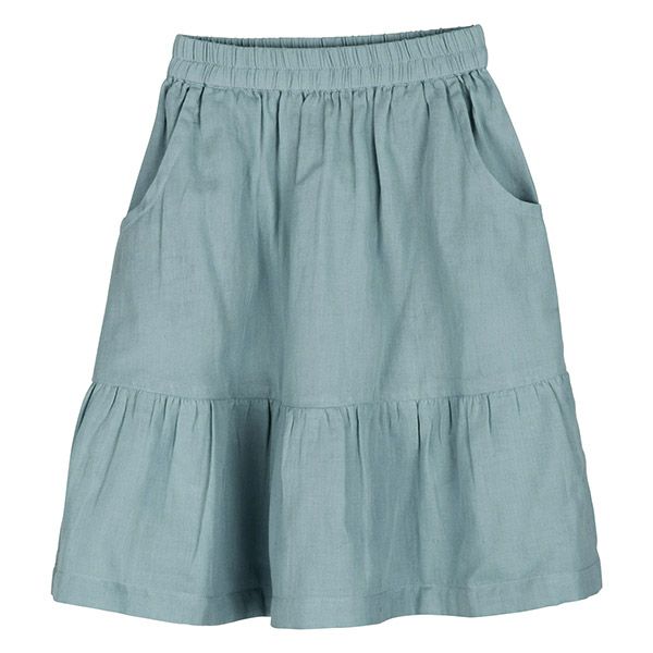 オーガニックコットン キッズダブルガーゼフリルスカート