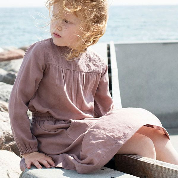 オーガニックコットン キッズダブルガーゼフリルスカート