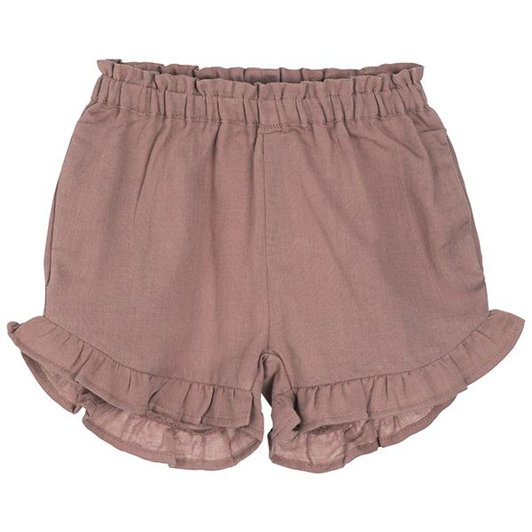 オーガニックコットン キッズダブルガーゼフリルショートパンツ