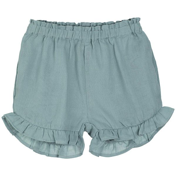 オーガニックコットン キッズダブルガーゼフリルショートパンツ