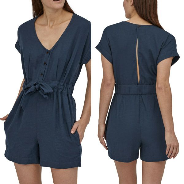 オーガニックコットン ウイメンズ・ガーゼ・ロンパー