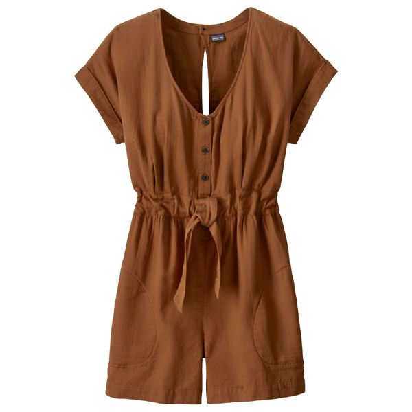 オーガニックコットン ウイメンズ・ガーゼ・ロンパー
