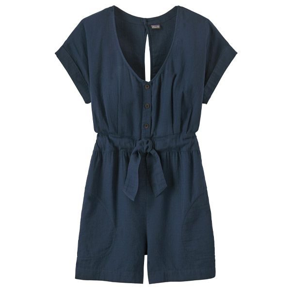 オーガニックコットン ウイメンズ・ガーゼ・ロンパー