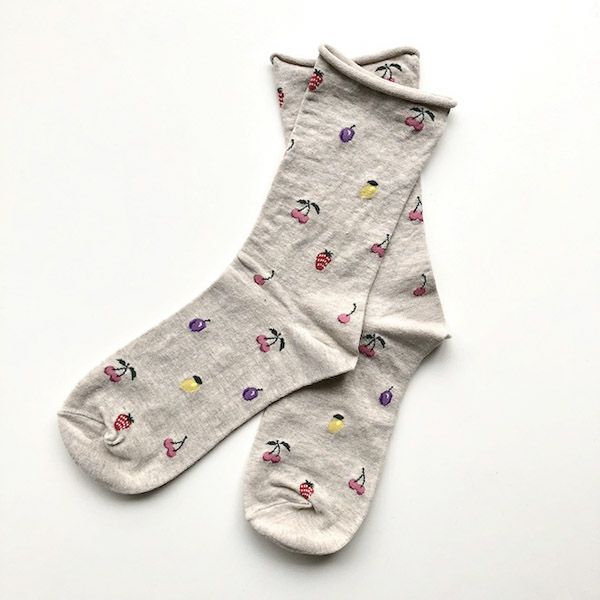 オーガニックコットン フルーツソックス