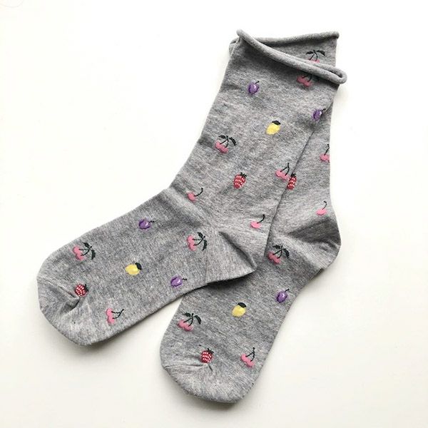 オーガニックコットン フルーツソックス