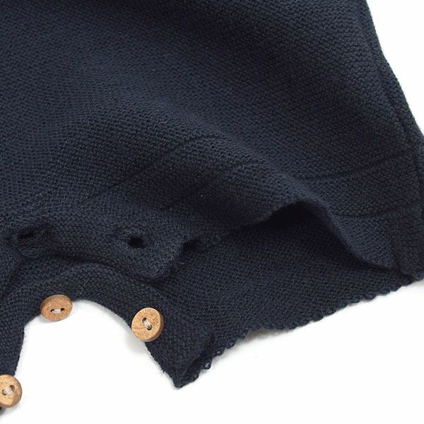 オーガニックコットン ベビー ニットショートロンパース(半袖) AIDAN