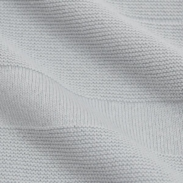 オーガニックコットン ベビー ニットショートロンパース(半袖) AIDAN