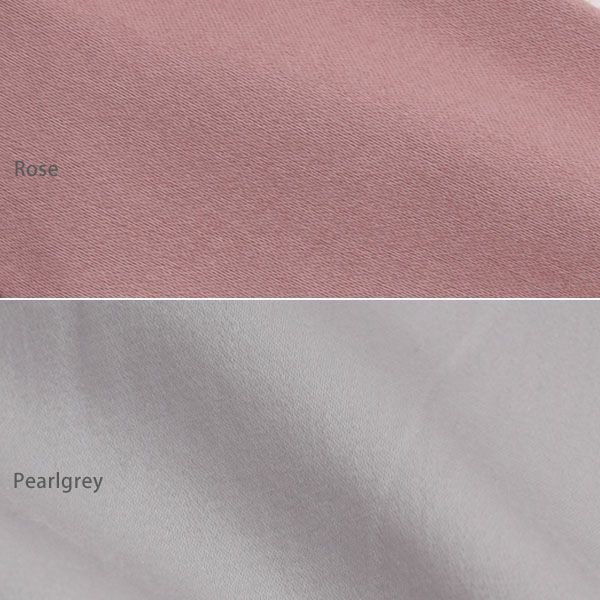 オーガニックコットン ベビー サテンロンパース(半袖) DEVINA