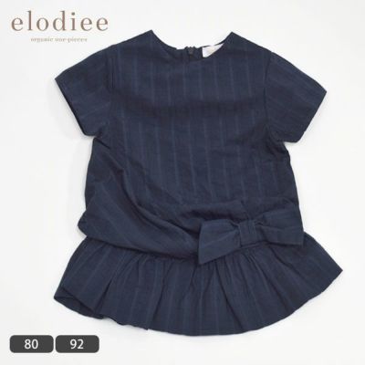 オーガニックコットン ベビー ドビー織りドレス(半袖) LILLIE