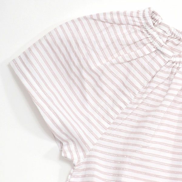 オーガニックコットン ベビー スモッグドレス(半袖)  ELLA