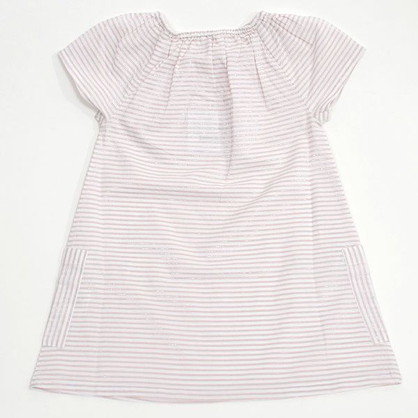 オーガニックコットン ベビー スモッグドレス(半袖)  ELLA