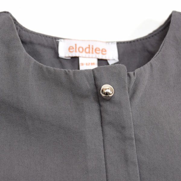 オーガニックコットン ベビー フリルスリーブジャンプスーツ SHAINE