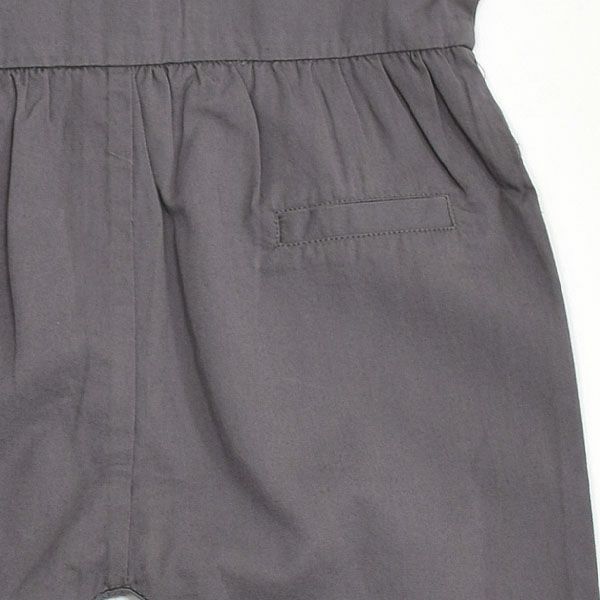 オーガニックコットン ベビー フリルスリーブジャンプスーツ SHAINE