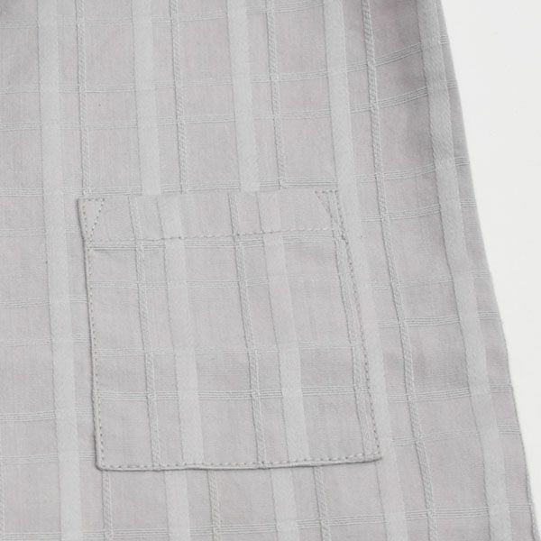 オーガニックコットン ベビー ドビー織りプレイスーツ(半袖)  ZANE