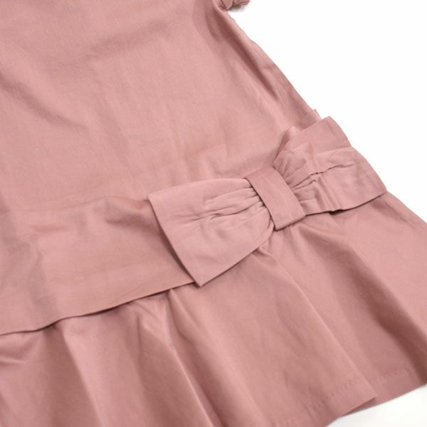 オーガニックコットン キッズ Aラインドレス(半袖) ELLE