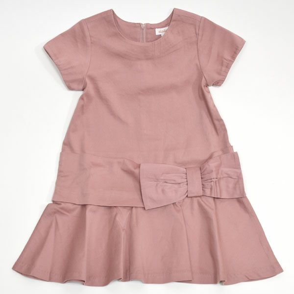オーガニックコットン キッズ Aラインドレス(半袖) ELLE