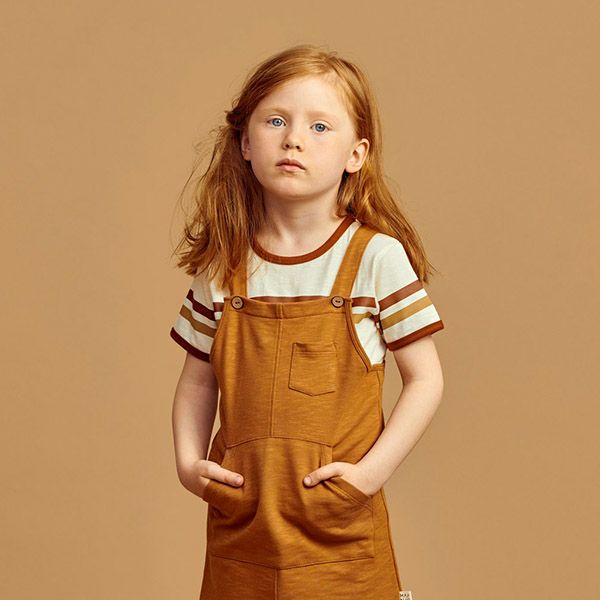 オーガニックコットン キッズTシャツ Stripes(半袖)