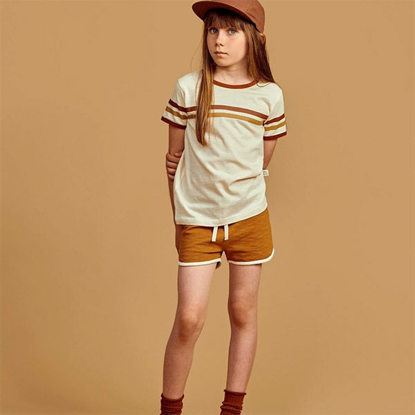 オーガニックコットン キッズTシャツ Stripes(半袖)