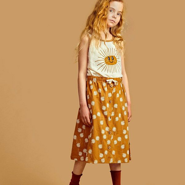 オーガニックコットン キッズノースリーブトップ Sunny