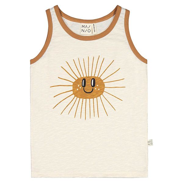 オーガニックコットン キッズノースリーブトップ Sunny