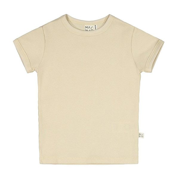 オーガニックコットン キッズワッフルTシャツ(半袖)