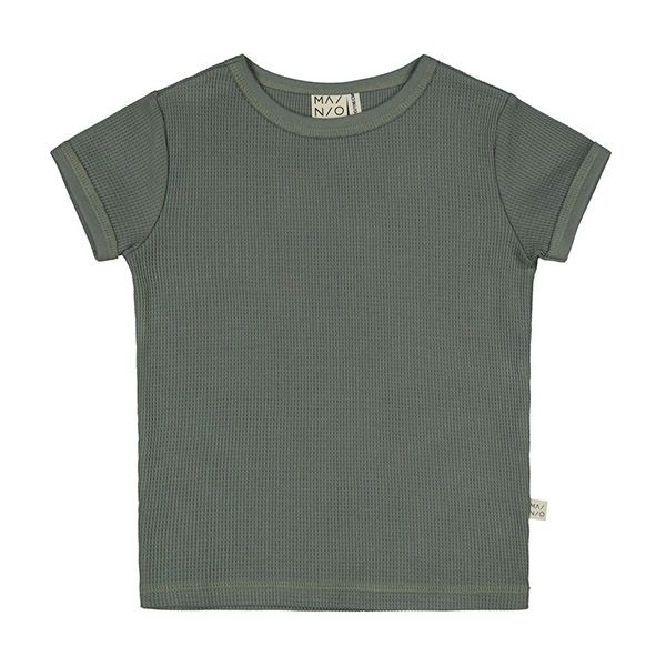 オーガニックコットン キッズワッフルTシャツ(半袖)