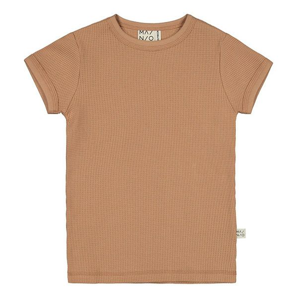 オーガニックコットン キッズワッフルTシャツ(半袖)