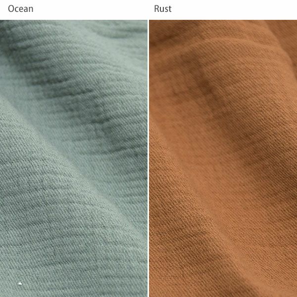 オーガニックコットン ベビーガーゼノースリーブジャンプスーツ