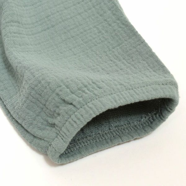 オーガニックコットン ベビーガーゼノースリーブジャンプスーツ