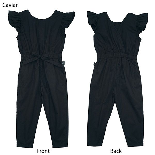 オーガニックコットン キッズフリル袖ジャンプスーツ Mia