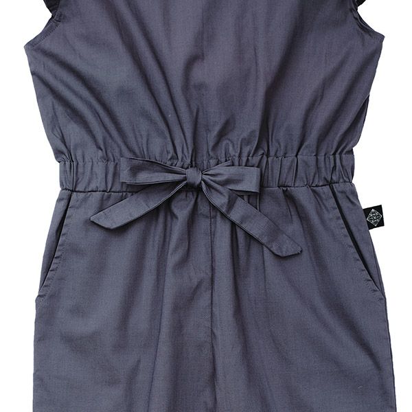 オーガニックコットン キッズフリル袖ジャンプスーツ Mia