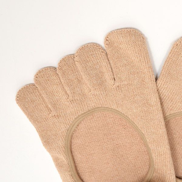オーガニックコットン 5本指フットカバー