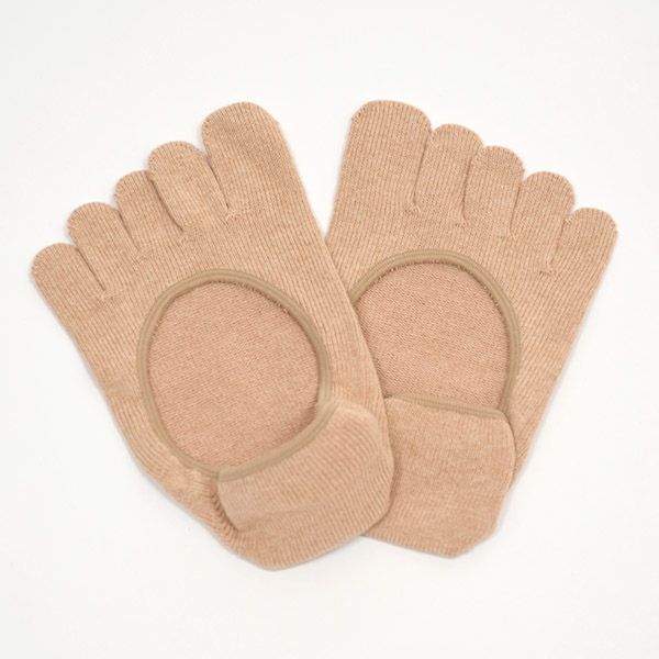 オーガニックコットン 5本指フットカバー