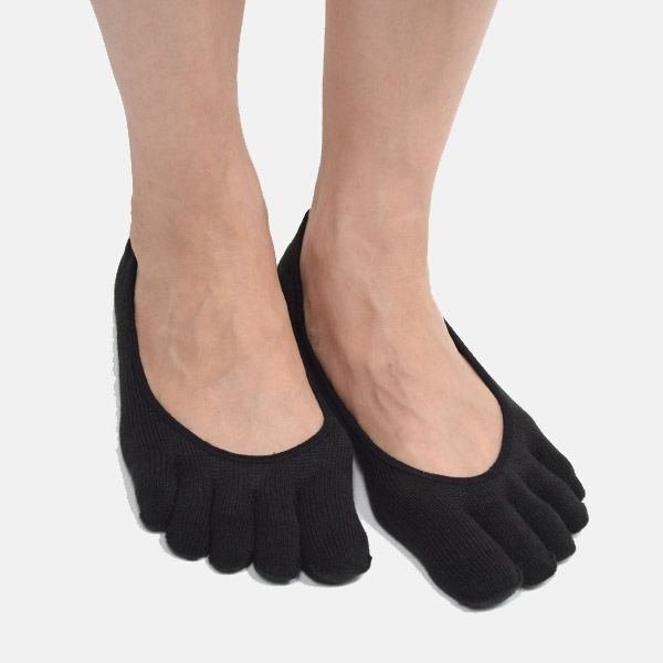 オーガニックコットン 5本指フットカバー
