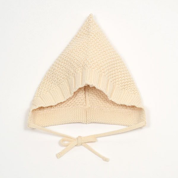 オーガニックコットン ベビーボンネット