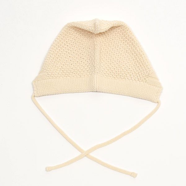 オーガニックコットン ベビーボンネット