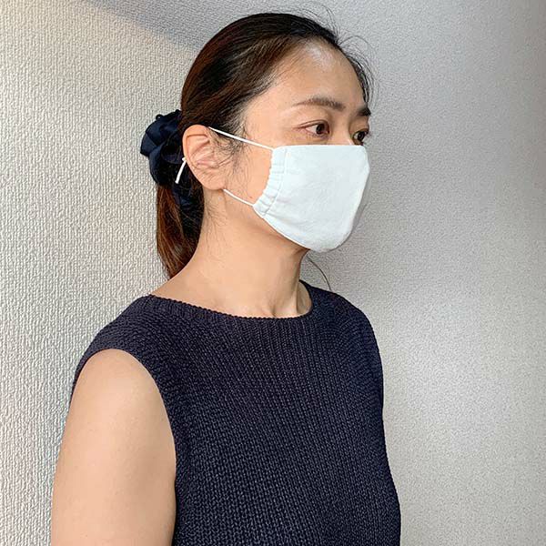 オーガニックコットン夏用立体ガーゼマスク