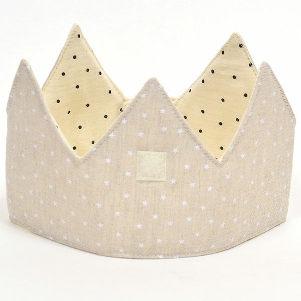 オーガニックコットン&リネン バースデークラウン Star&PolkaDot