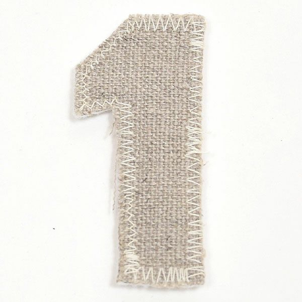 オーガニックコットン バースデークラウン・ティアラ用ナンバー