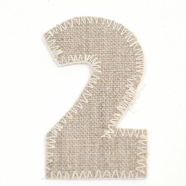 オーガニックコットン バースデークラウン・ティアラ用ナンバー