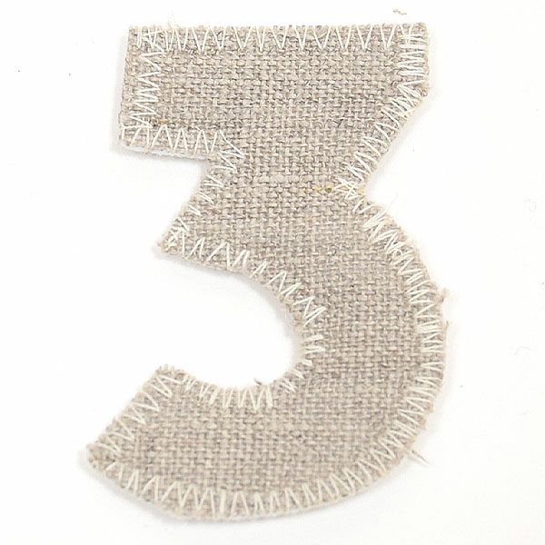 オーガニックコットン バースデークラウン・ティアラ用ナンバー