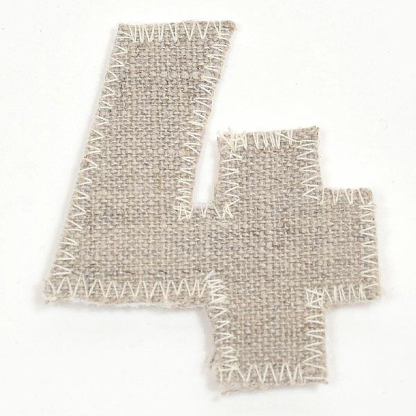 オーガニックコットン バースデークラウン・ティアラ用ナンバー